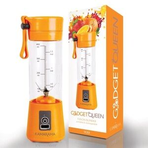 KAMARAMA Portable Rechargeable Juice Shake Smoothie Blender Juice Cup Orange
